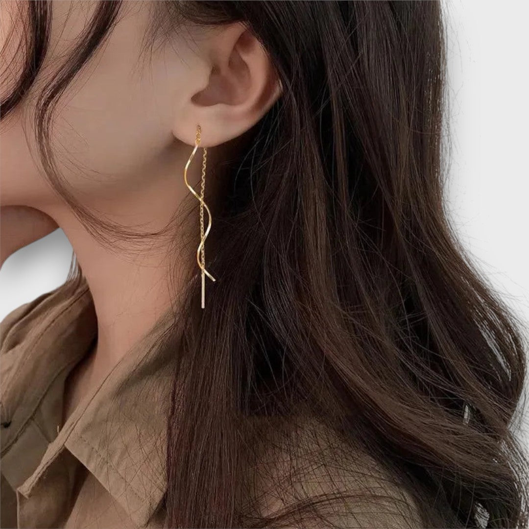 Pendientes largos espiral