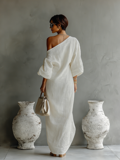 Ágora | Vestido Algodón y Lino