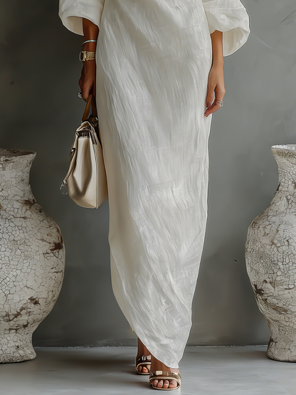 Ágora | Vestido Algodón y Lino
