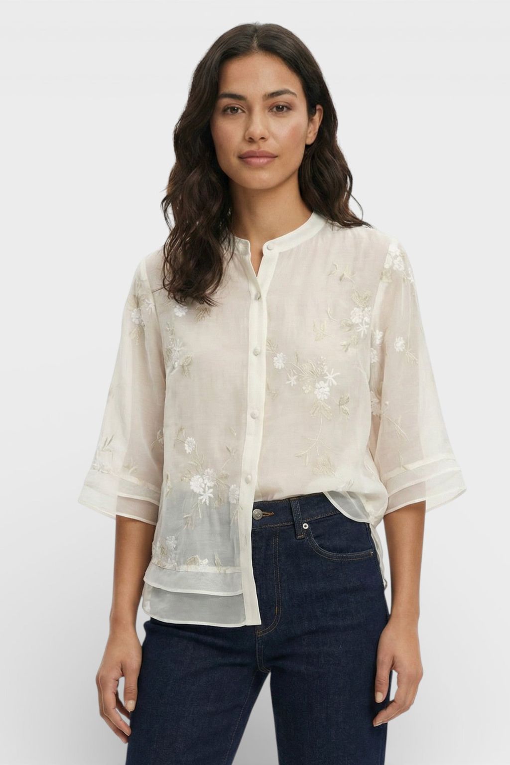 Blusa Bordada Calen