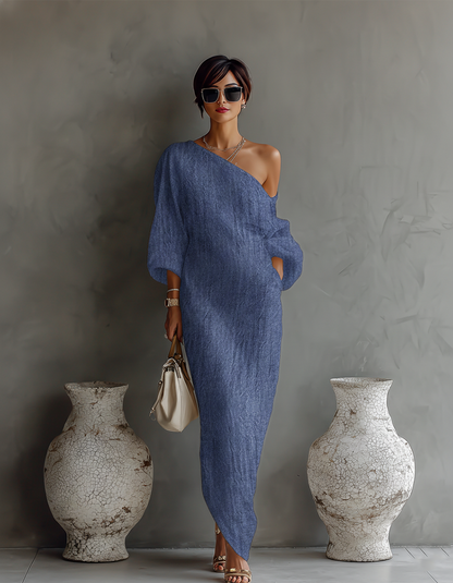 Ágora | Vestido Algodón y Lino