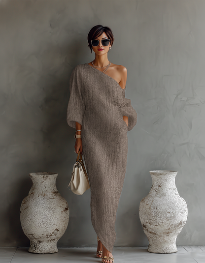 Ágora | Vestido Algodón y Lino