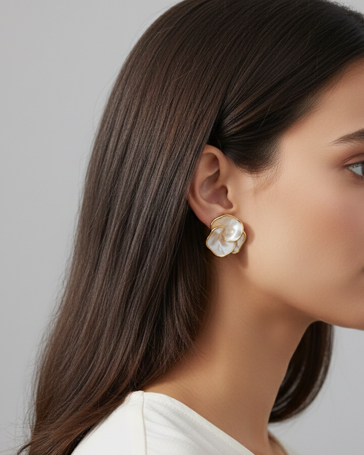 Pendientes Golden Pearl
