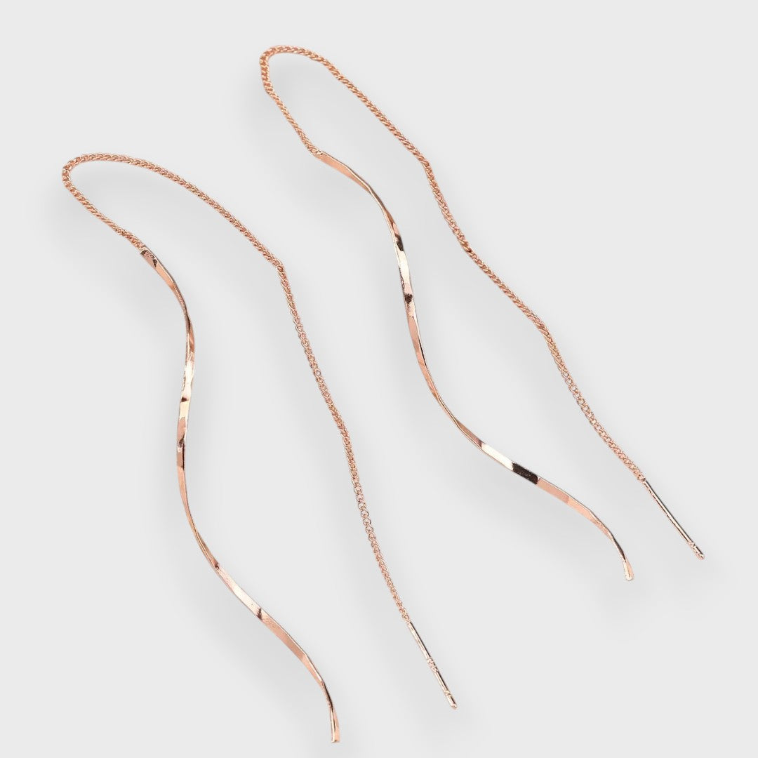 Pendientes largos espiral