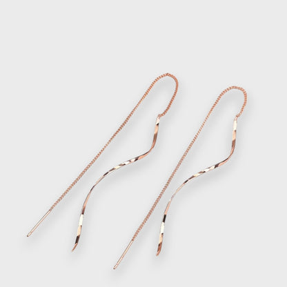 Pendientes largos espiral