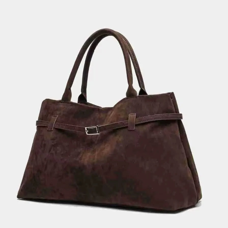 Bolso tote marrón