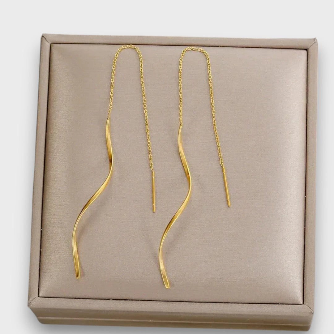 Pendientes largos espiral
