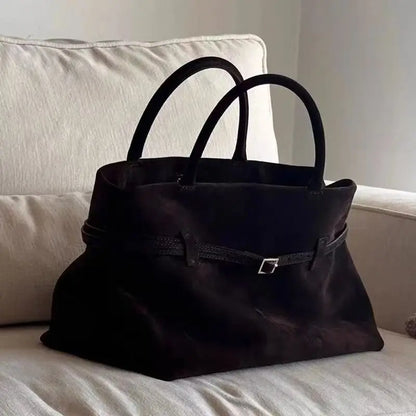 Bolso tote marrón