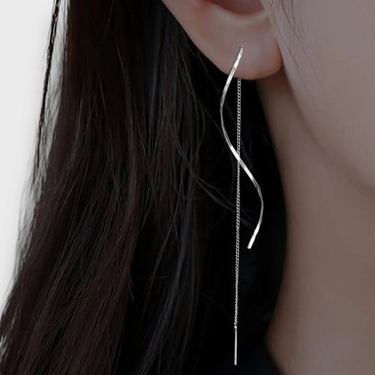 Pendientes largos espiral