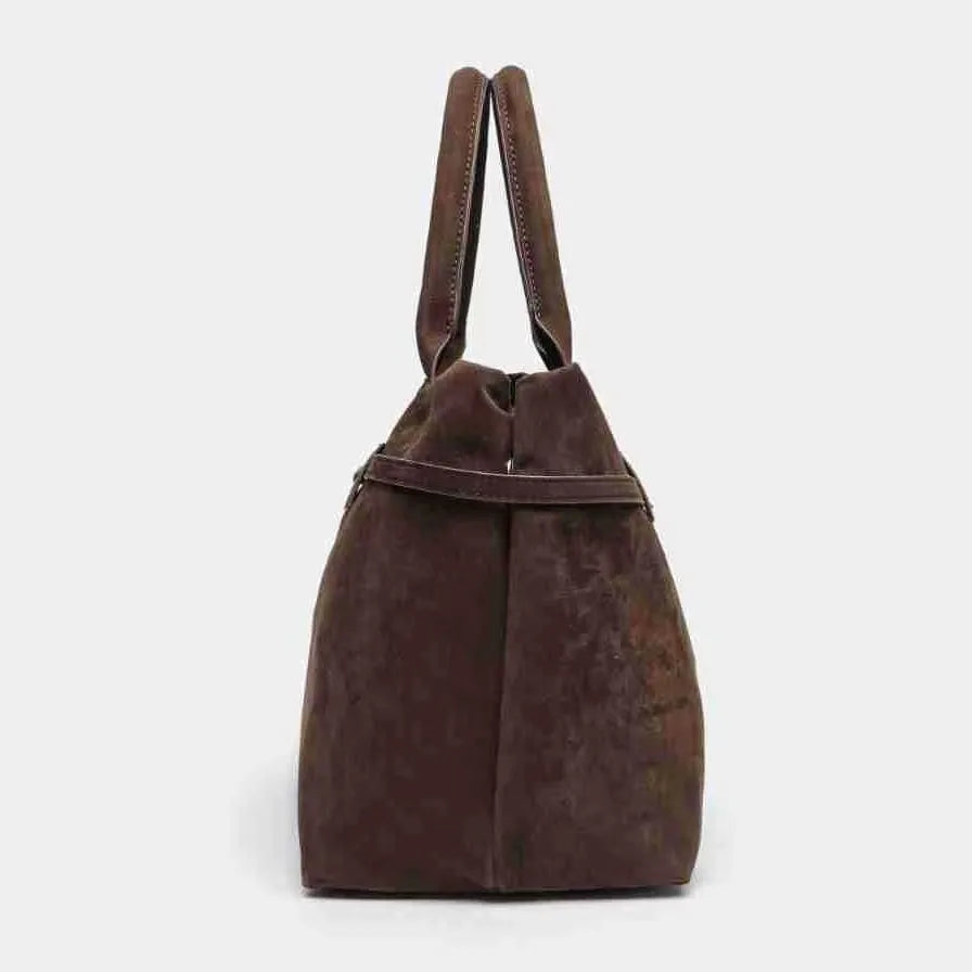 Bolso tote marrón