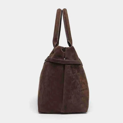Bolso tote marrón