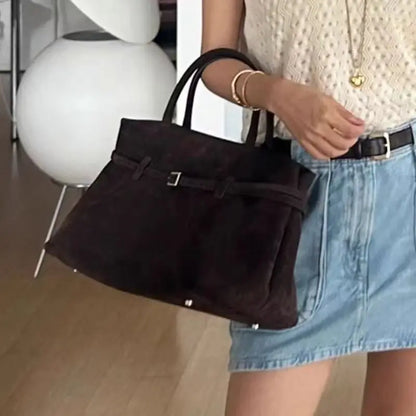 Bolso tote marrón