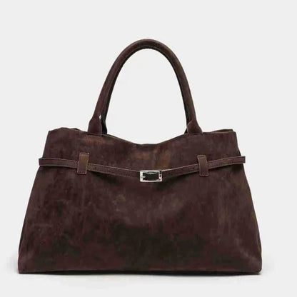 Bolso tote marrón