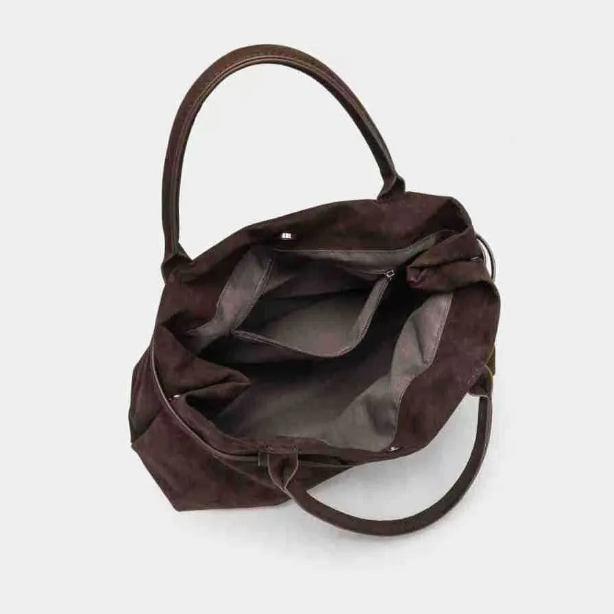 Bolso tote marrón