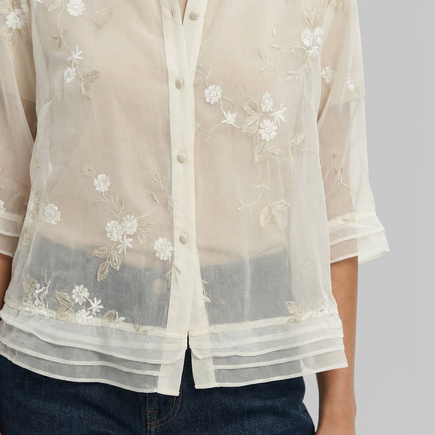 Blusa Bordada Calen